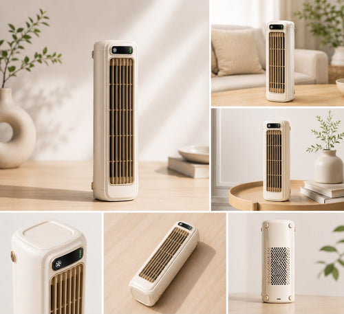 FRESCOR Air — Ventilateur Colonne Silencieux | Kaki
